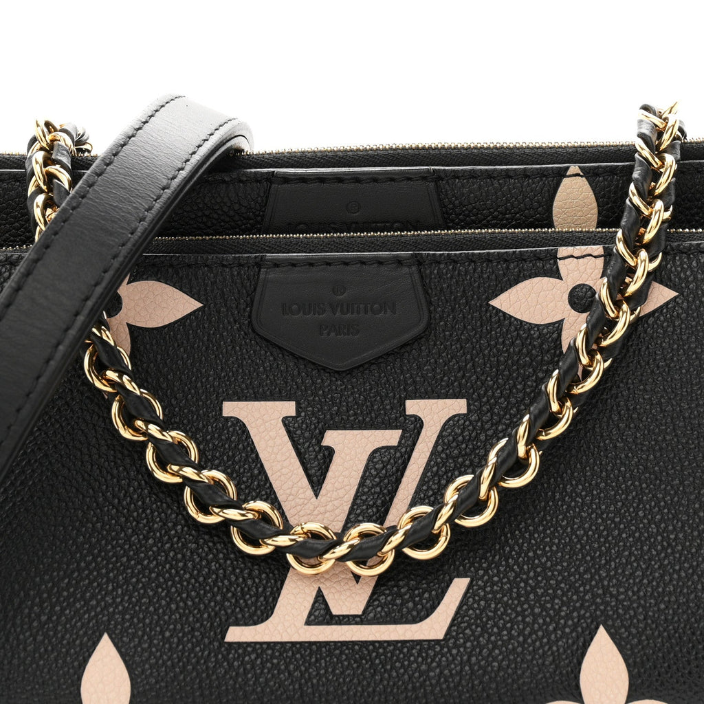 Empreinte Monogram Giant Multi Pochette Accessories Black Beige