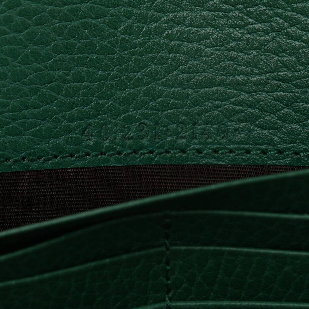 Calfskin Mini Dionysus Chain Wallet Emerald