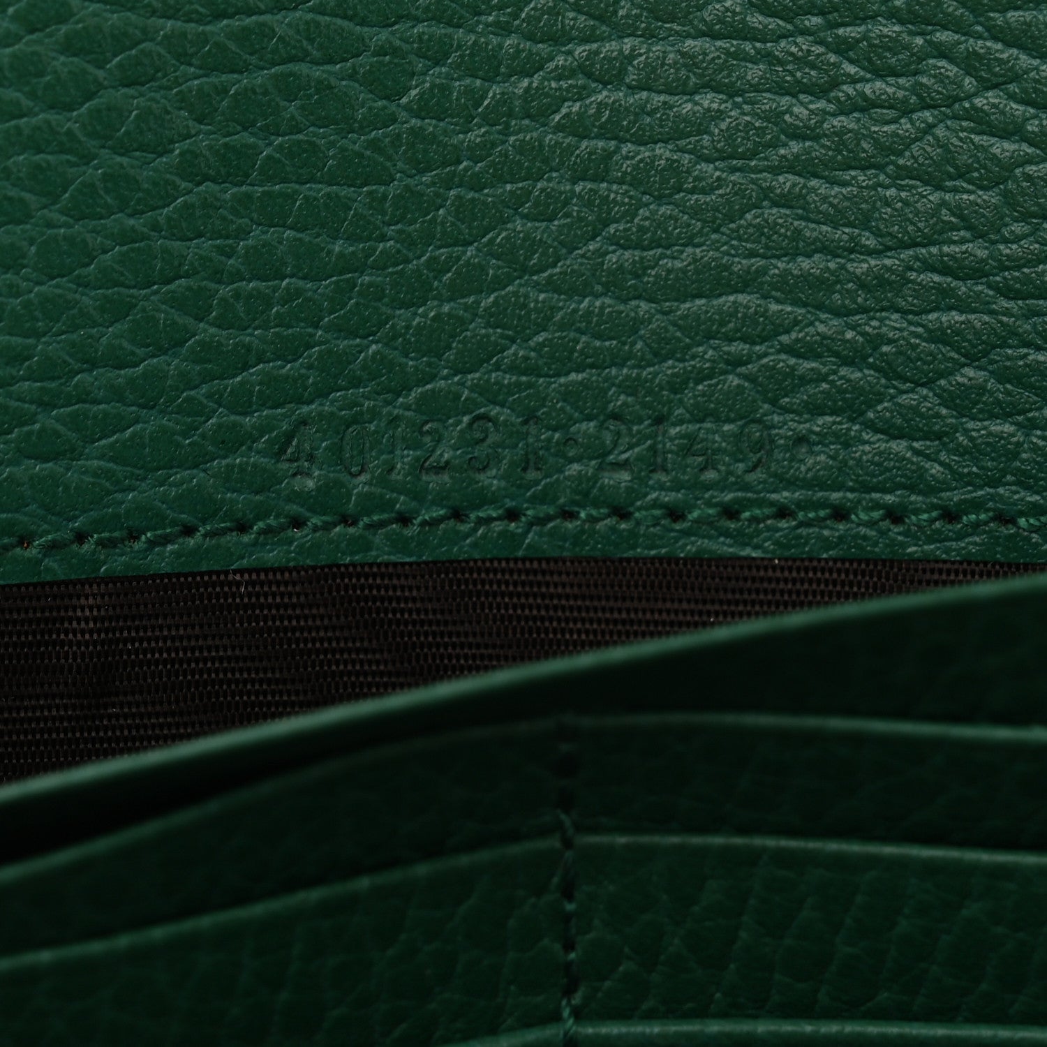 Calfskin Mini Dionysus Chain Wallet Emerald