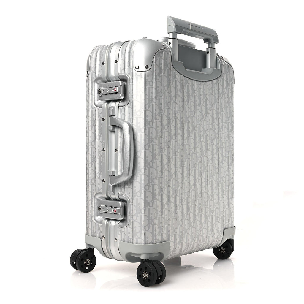 X RIMOWA Aluminum Gradient Cabin Luggage Silver