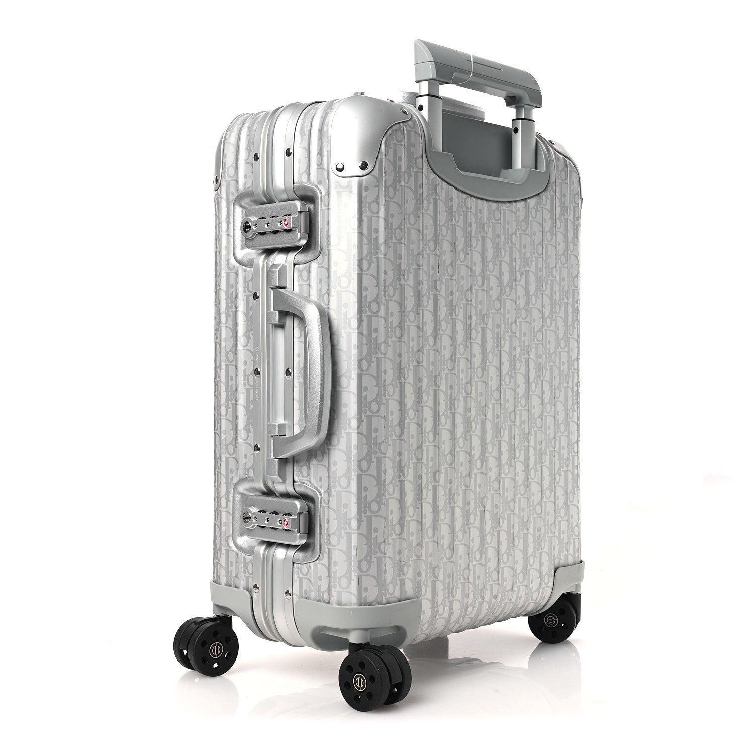 X RIMOWA Aluminum Gradient Cabin Luggage Silver