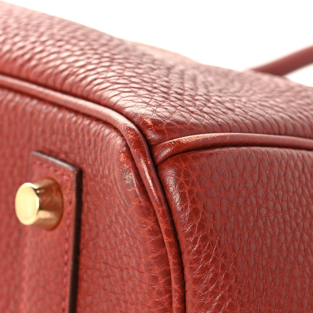 Togo Verso Birkin 35 Brique Ebene