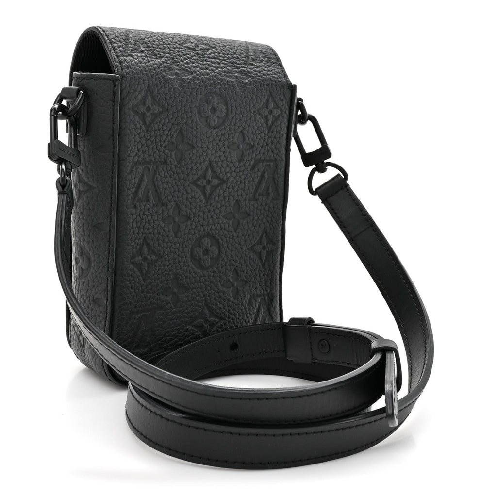 Taurillon Monogram S Lock Wearable Wallet Black