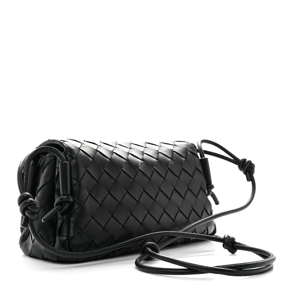 Nappa Intrecciato Notturno Black
