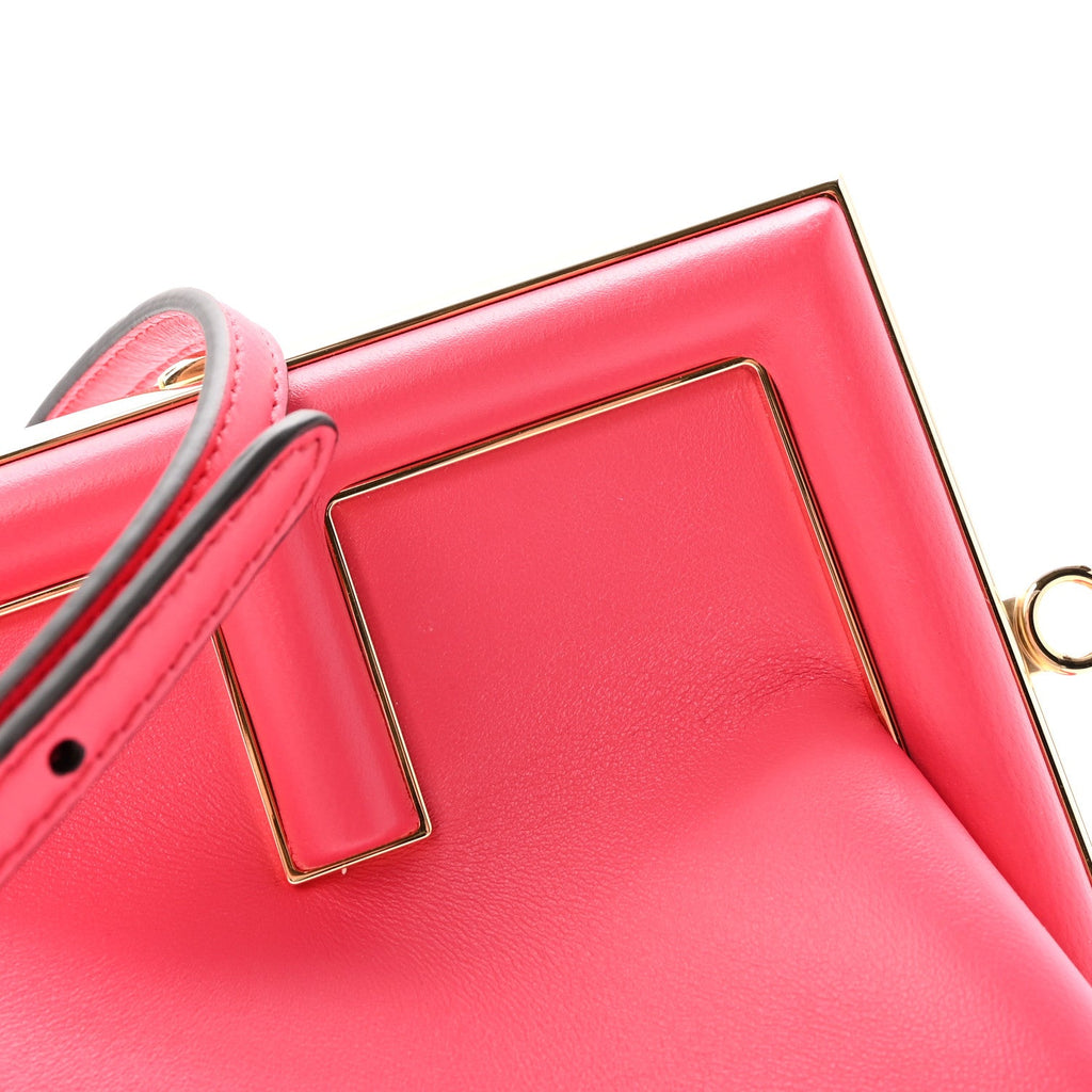 Shiny Nappa Small Fendi First Lampone