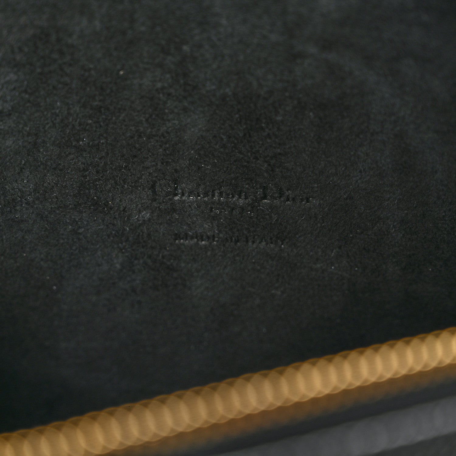 Grained Calfskin Caro Double Pouch Black Black