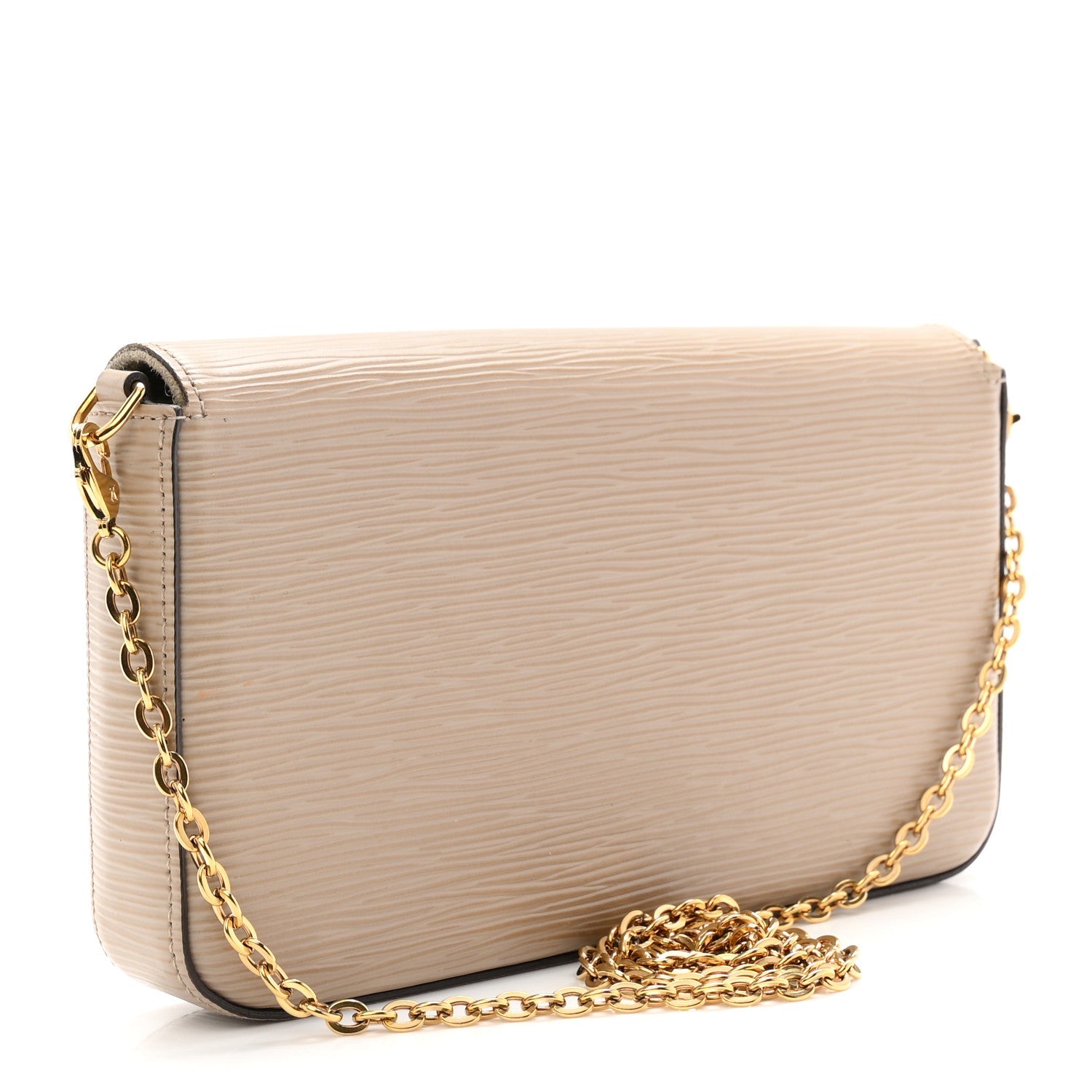 Epi Felicie Pochette Chain Wallet Galet