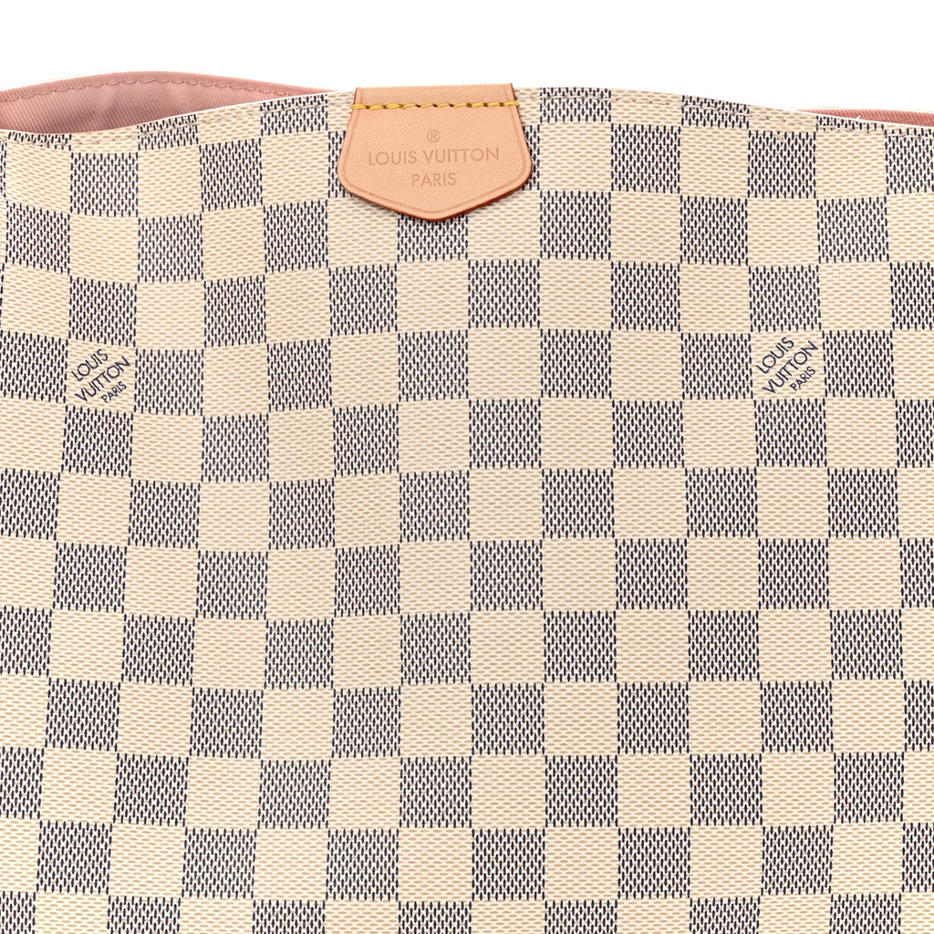 Damier Azur Graceful PM Rose Ballerine