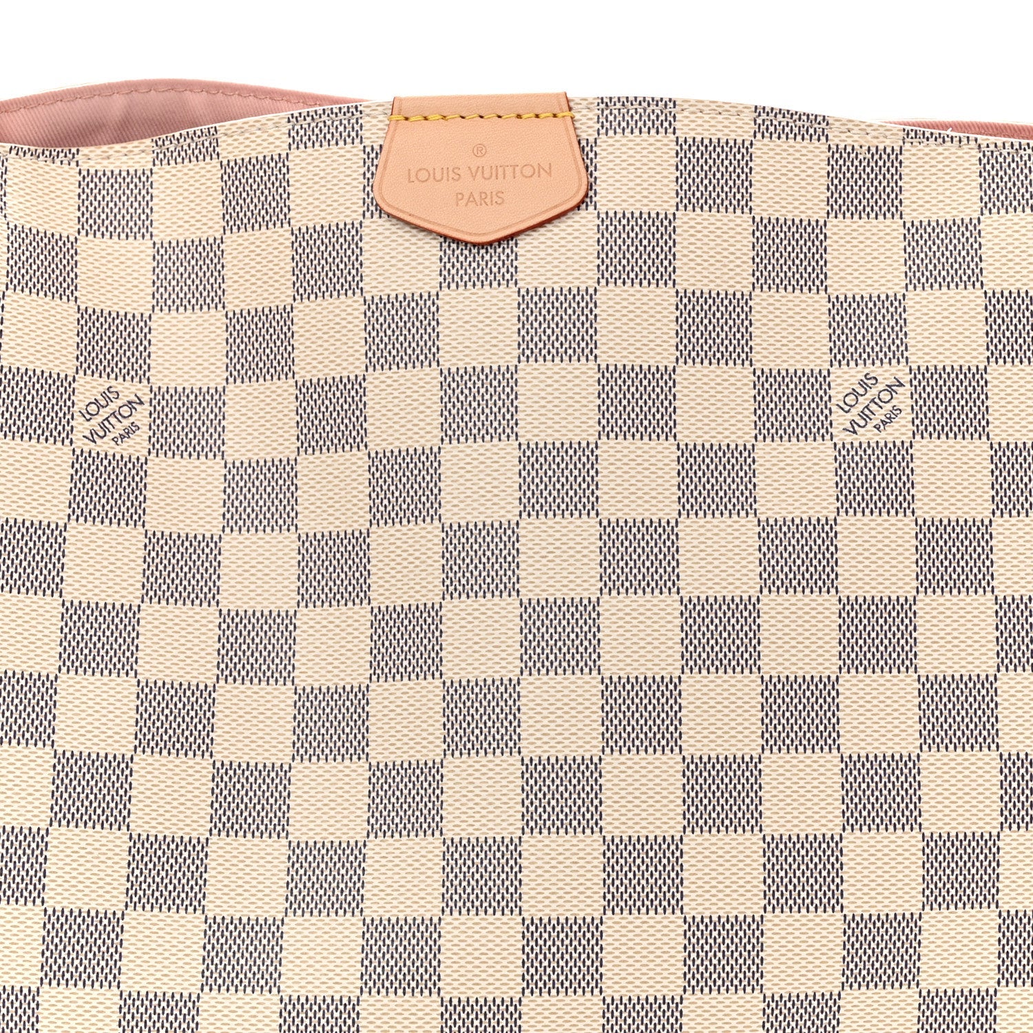 Damier Azur Graceful PM Rose Ballerine