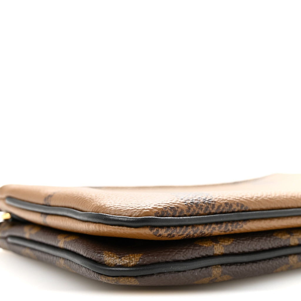 Reverse Monogram Giant Double Zip Pochette