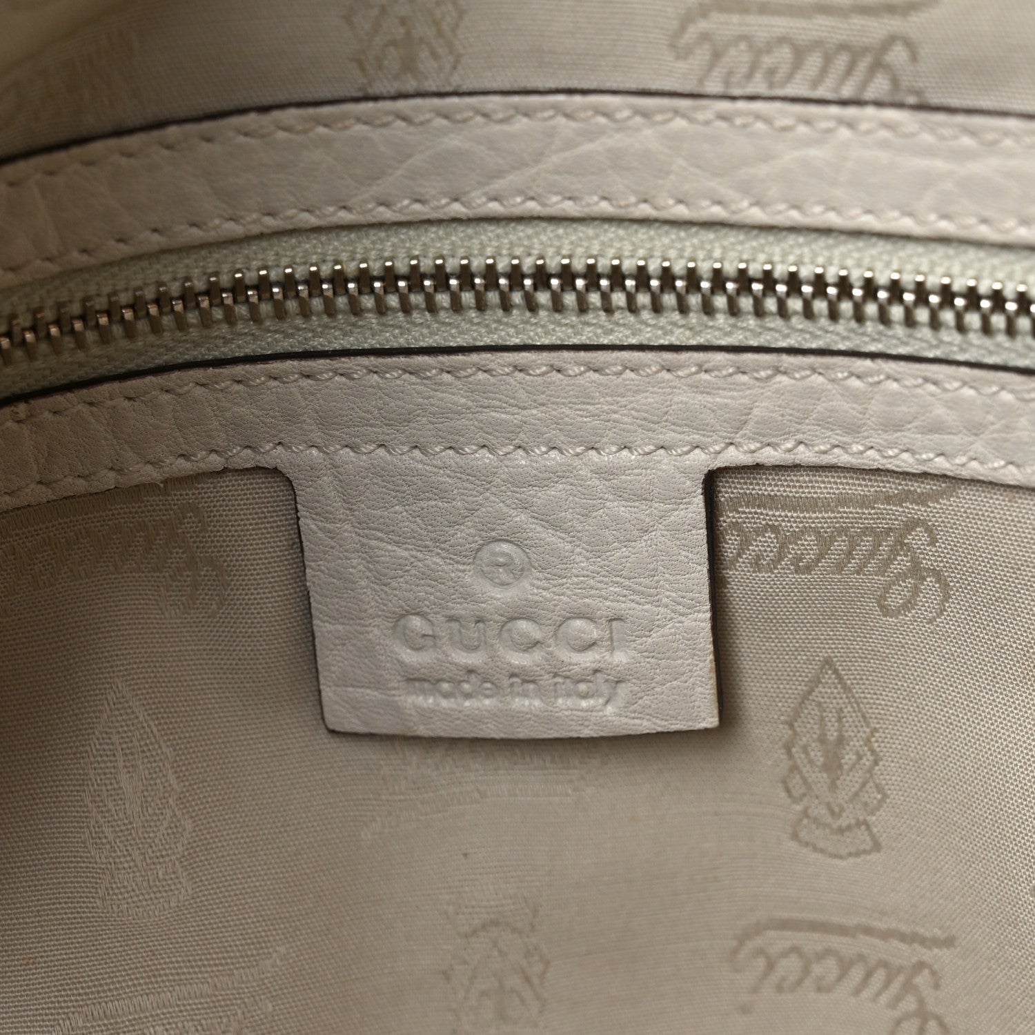 Monogram Medium Bamboo Bar Tote Off White