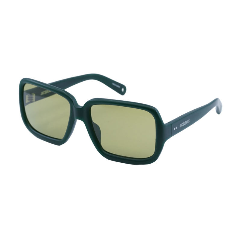 Jacquemus Sunglasses Square Full Rim, Sand Frame and Brown Lens JAC/86C2