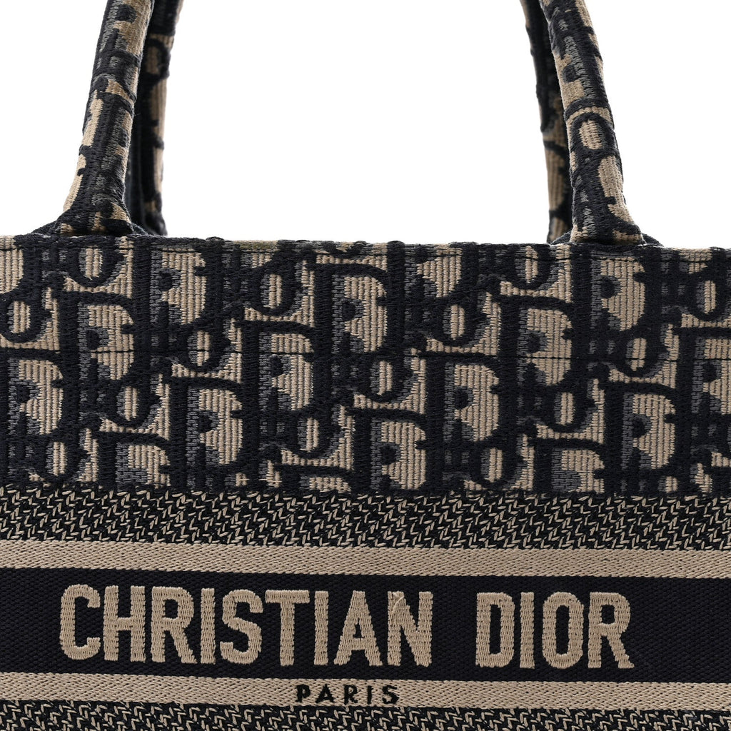 Oblique Small Book Tote Blue Multicolor