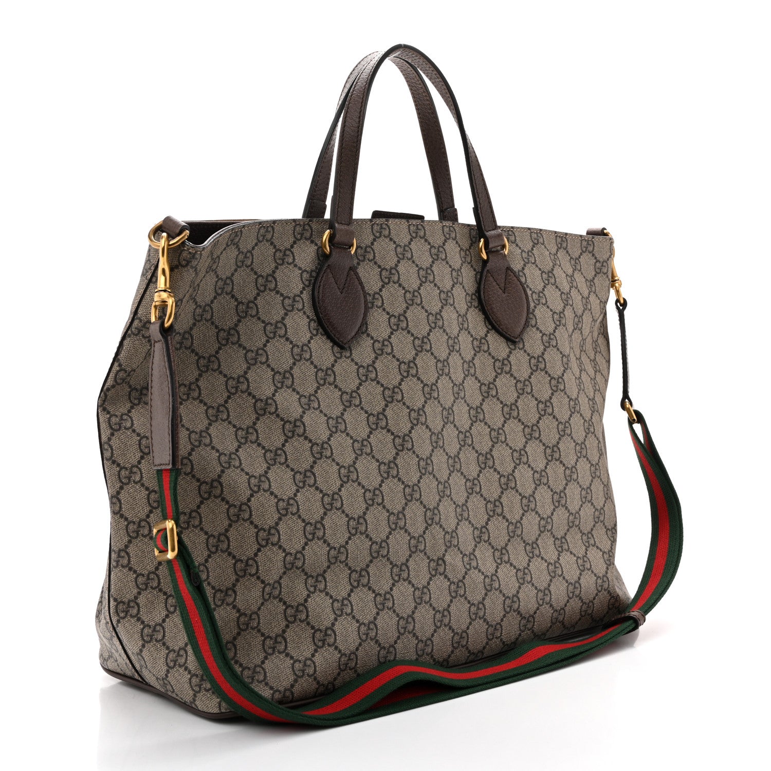 Soft GG Supreme Monogram Courrier Medium Crossbody Tote Beige New Acero