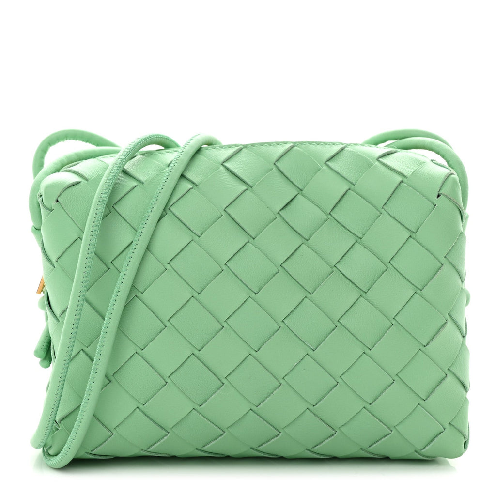 Nappa Intrecciato Mini Loop Camera Bag Siren