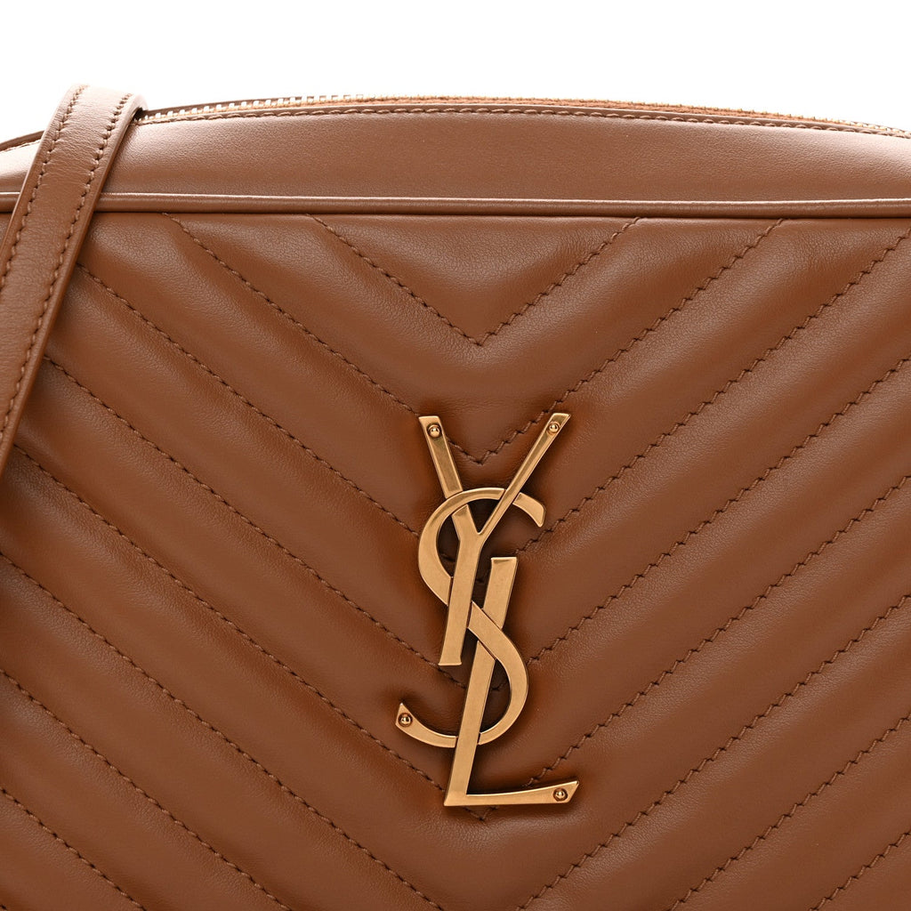 Calfskin Matelasse Monogram Lou Camera Bag Cinnamon