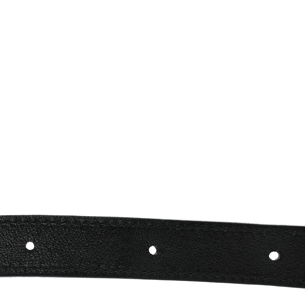 Calfskin Quilted Uniform Waist Belt Bag Black