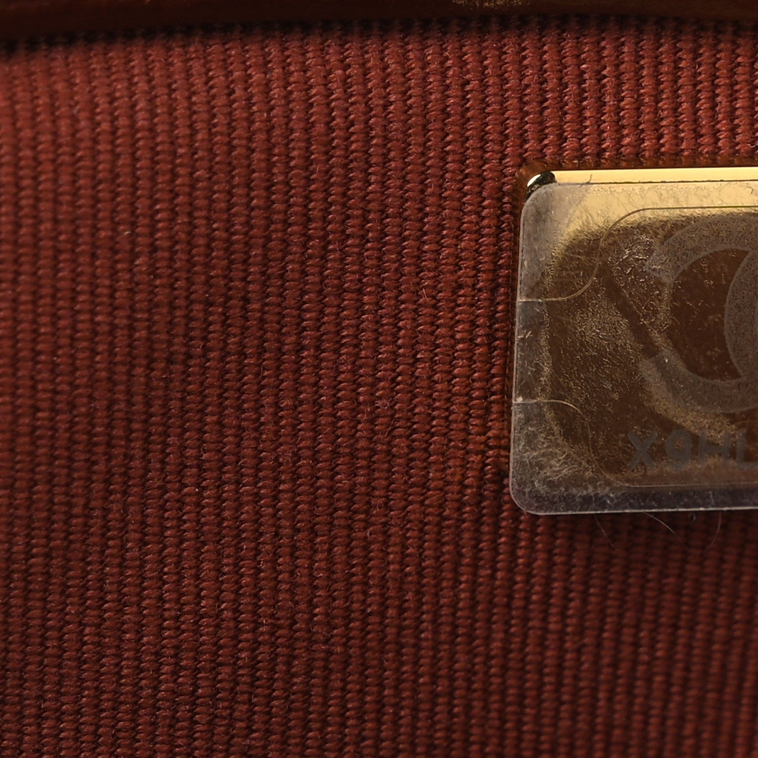 Shiny Lambskin Quilted Mini Cocodoc Top Handle Bag Brown