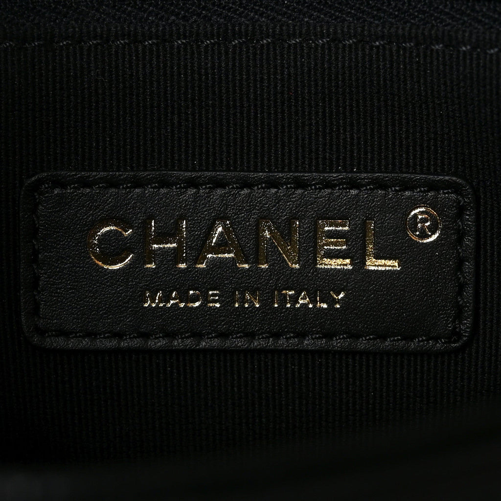 Caviar Quilted Mini CC You Flap Black