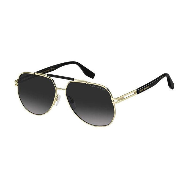 Marc Jacobs Sunglasses Aviator Full Rim, Black Frame and Dark Grey Gradient Lens MARC673/S08079O