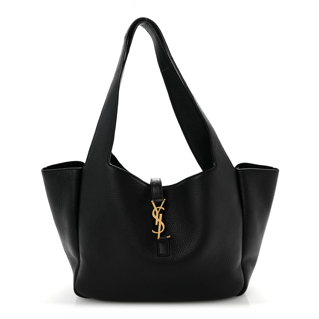 Grained Deerskin Bea Tote Black