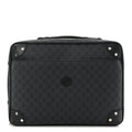 GG Supreme Monogram Briefcase Backpack Black Grey