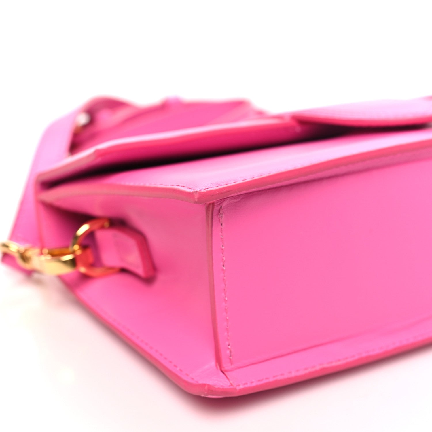 Smooth Calfskin Le Grand Bambino Neon Pink