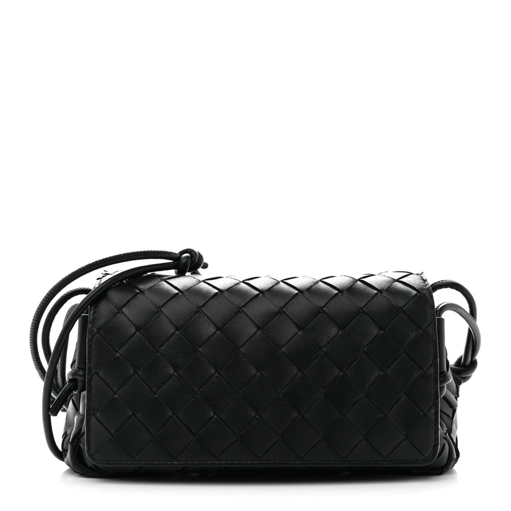 Nappa Intrecciato Notturno Black