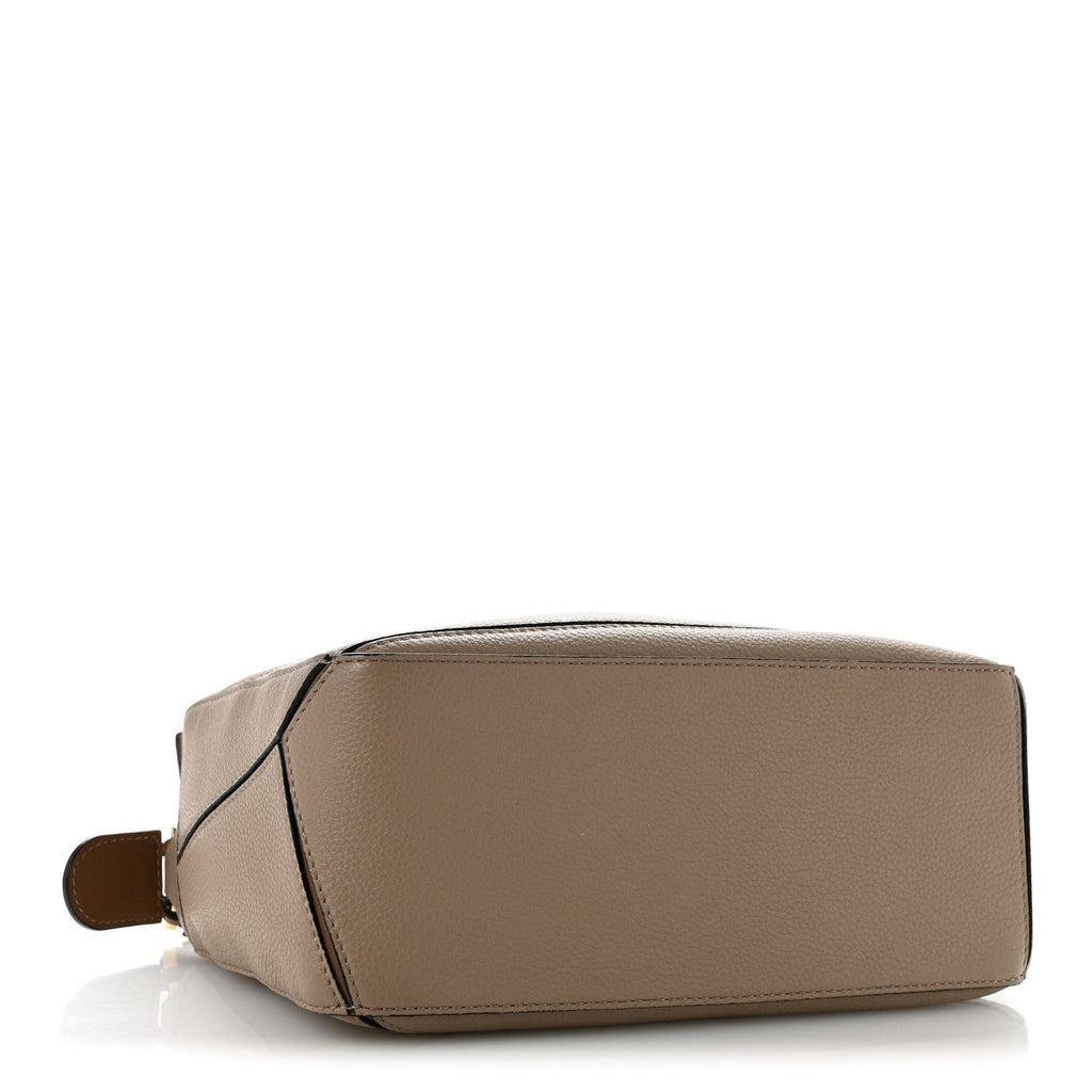 Grained Calfskin Small Puzzle Bag Sand Mink