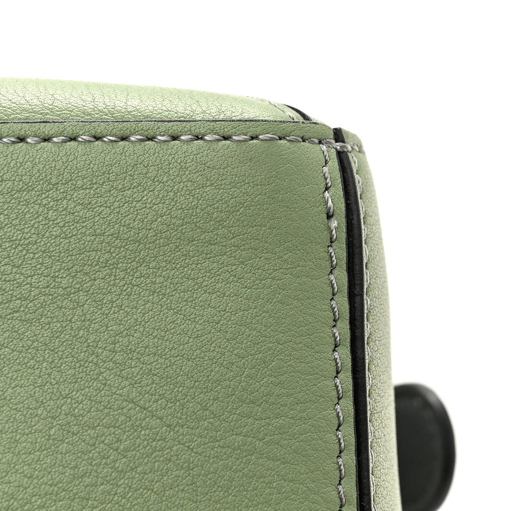 Calfskin Mini Puzzle Bag Asphalt Grey Nude