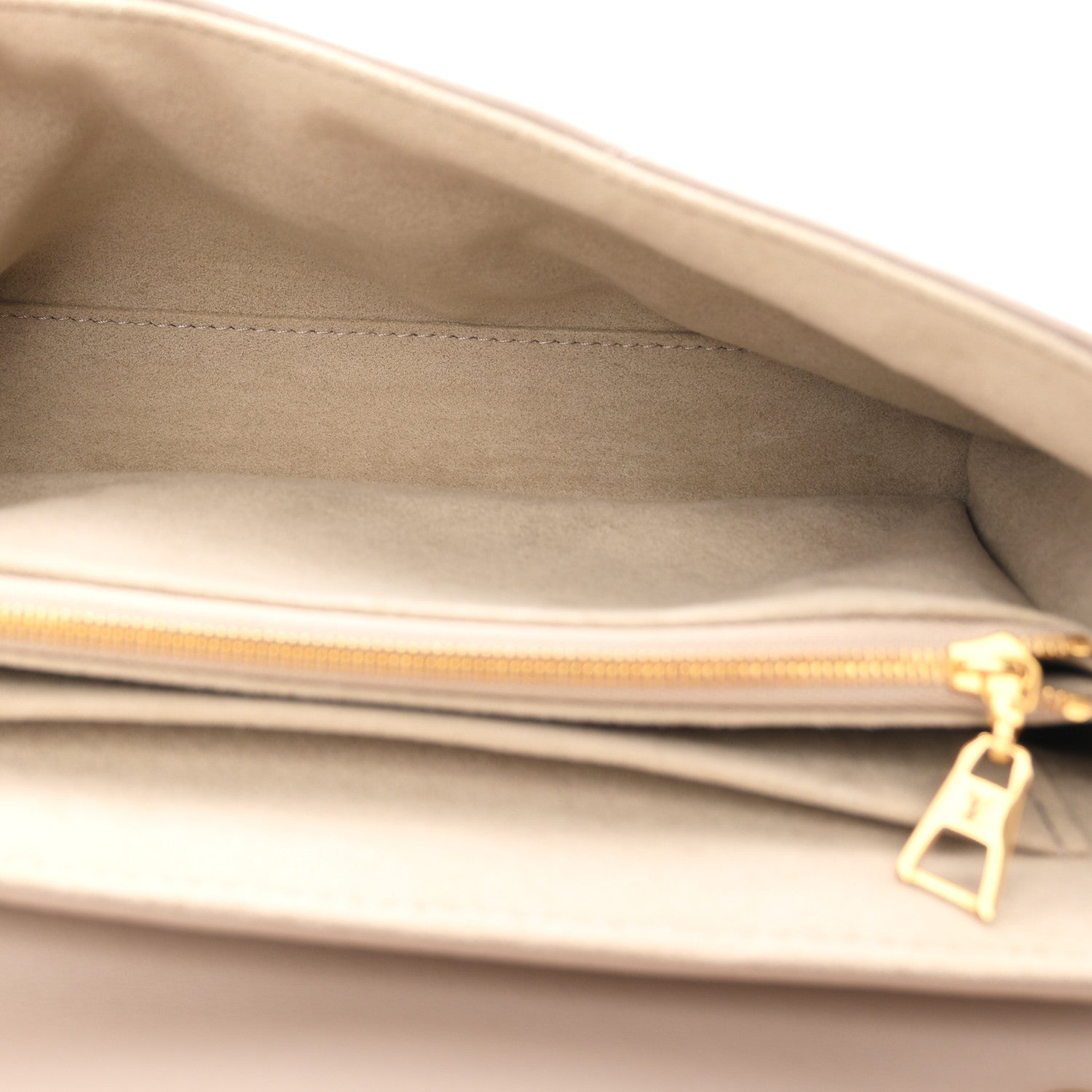 Calfskin LV New Wave Chain Bag Taupe