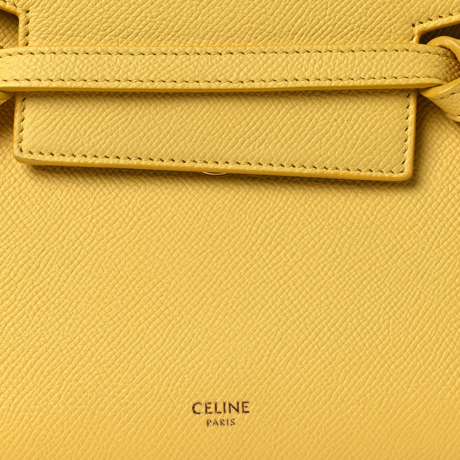 Grained Calfskin Nano Belt Bag Citrus