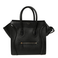 Smooth Calfskin Mini Luggage Black