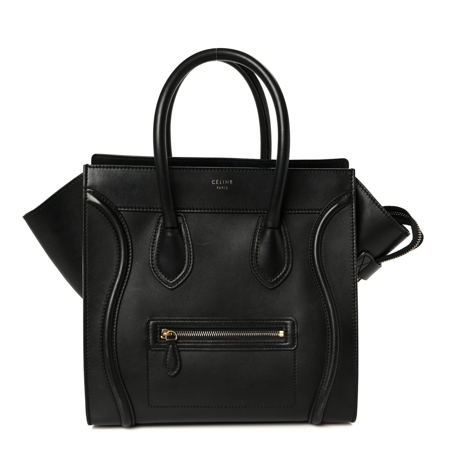 Smooth Calfskin Mini Luggage Black