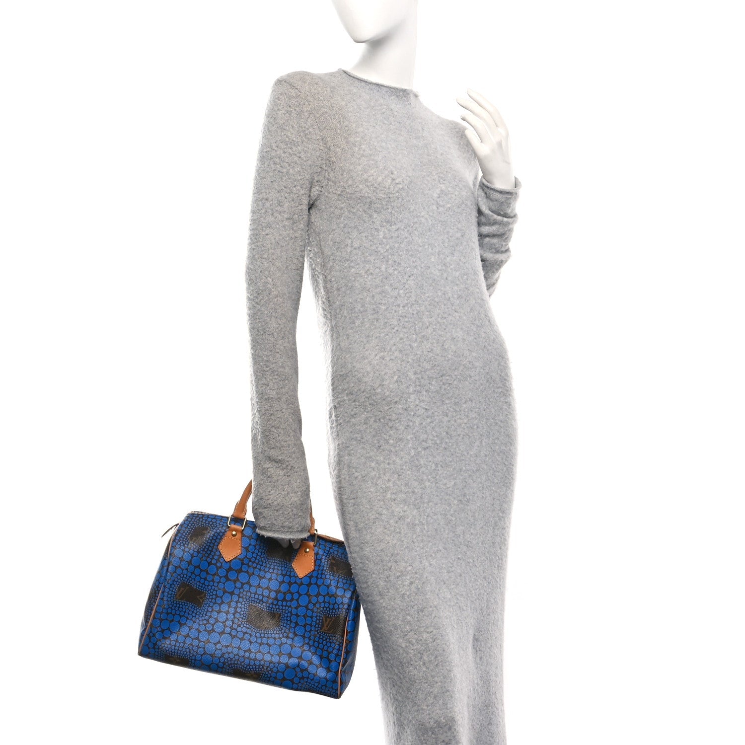 Monogram Kusama Town Speedy 30 Blue