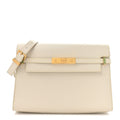 Smooth Calfskin Manhattan Shoulder Bag Crema Soft