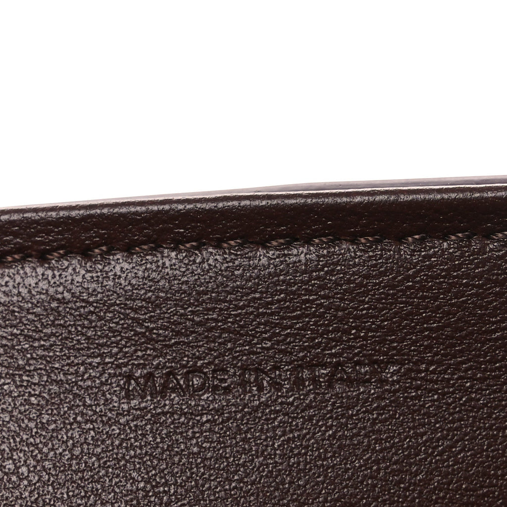 Grained Nubuck Calfskin Medium Nino Chestnut