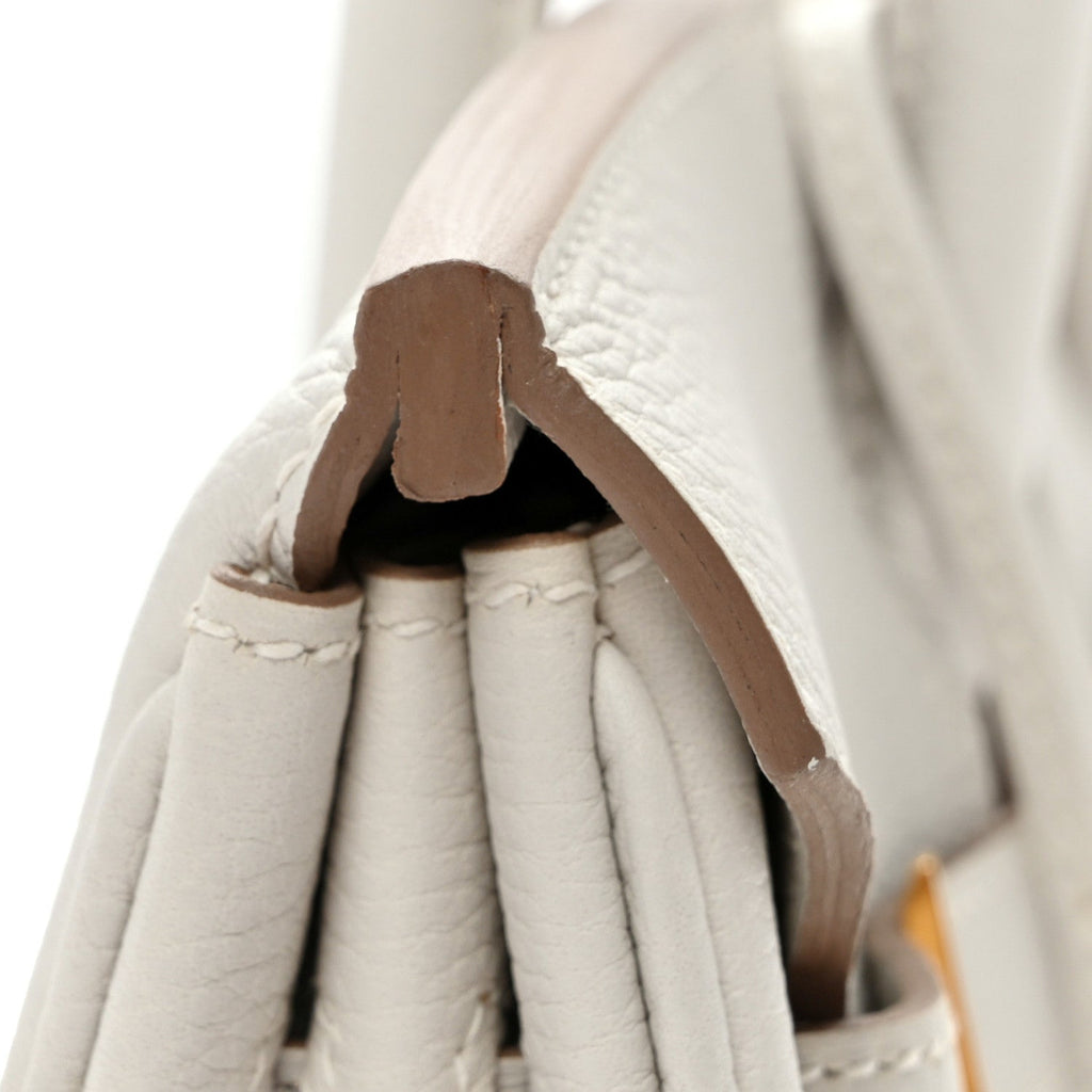 Togo Birkin 30 Gris Pale