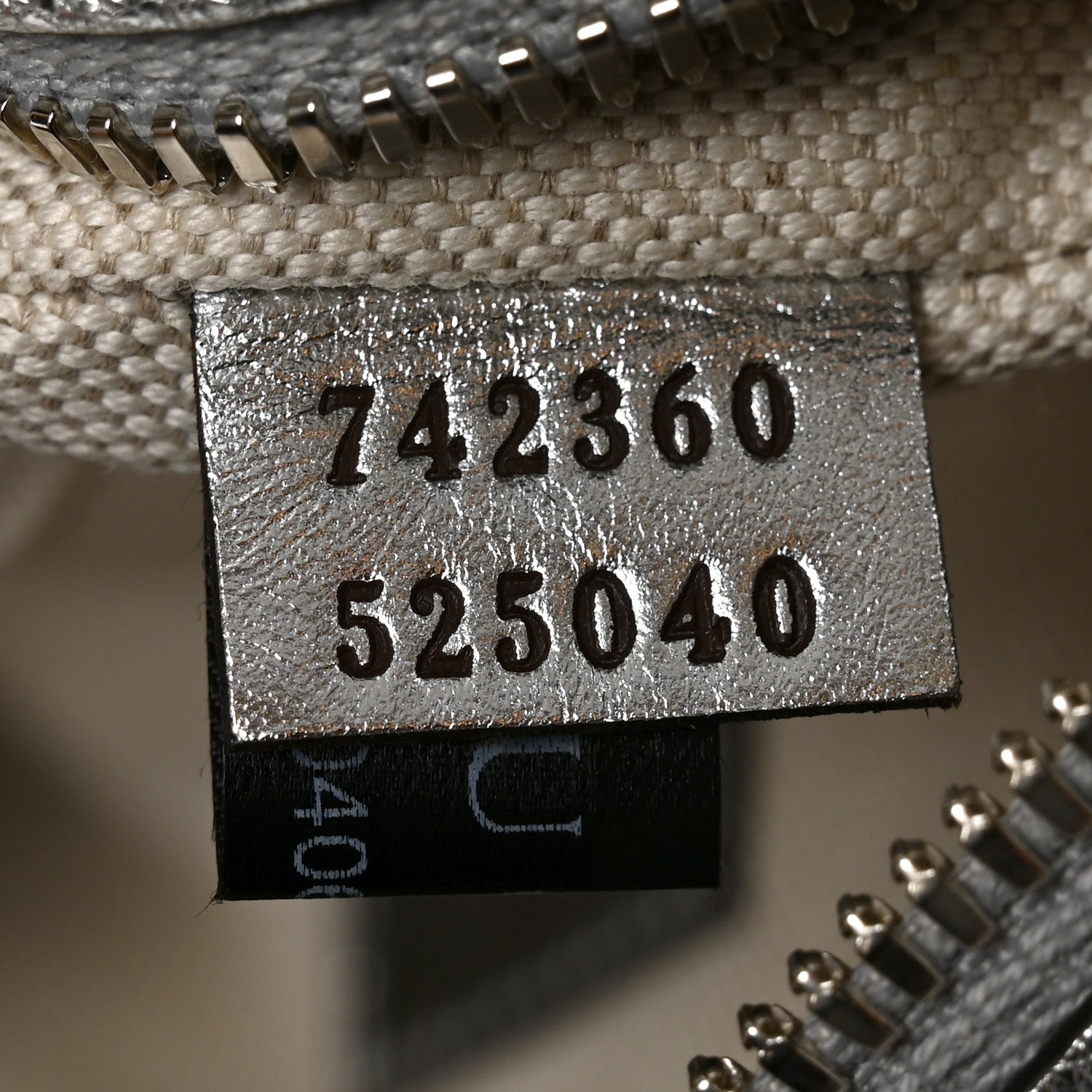 Metallic Sakai Be Green Calfskin Diagonal Stitched Small Blondie Shoulder Bag Silver