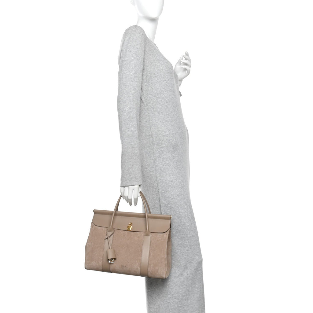 Grained Nubuck L32 Loom Bag Fossil