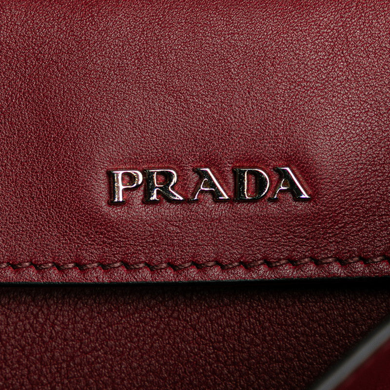 Prada B5105C Leather Shoulder Bag