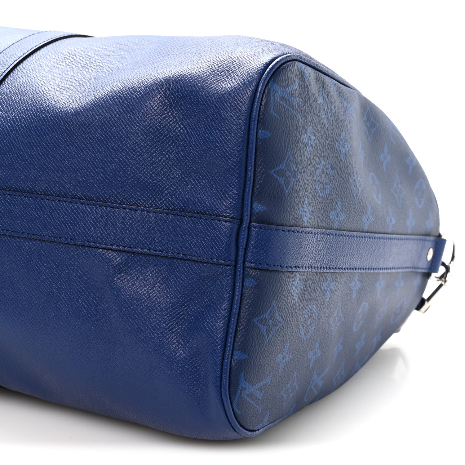 Taiga Monogram Eclipse Keepall Bandouliere 50 Pacific Blue