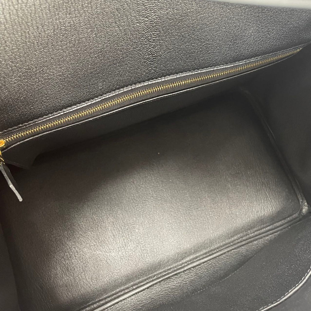 Hermes Birkin 35 Sellier Epsom Leather Black 2014