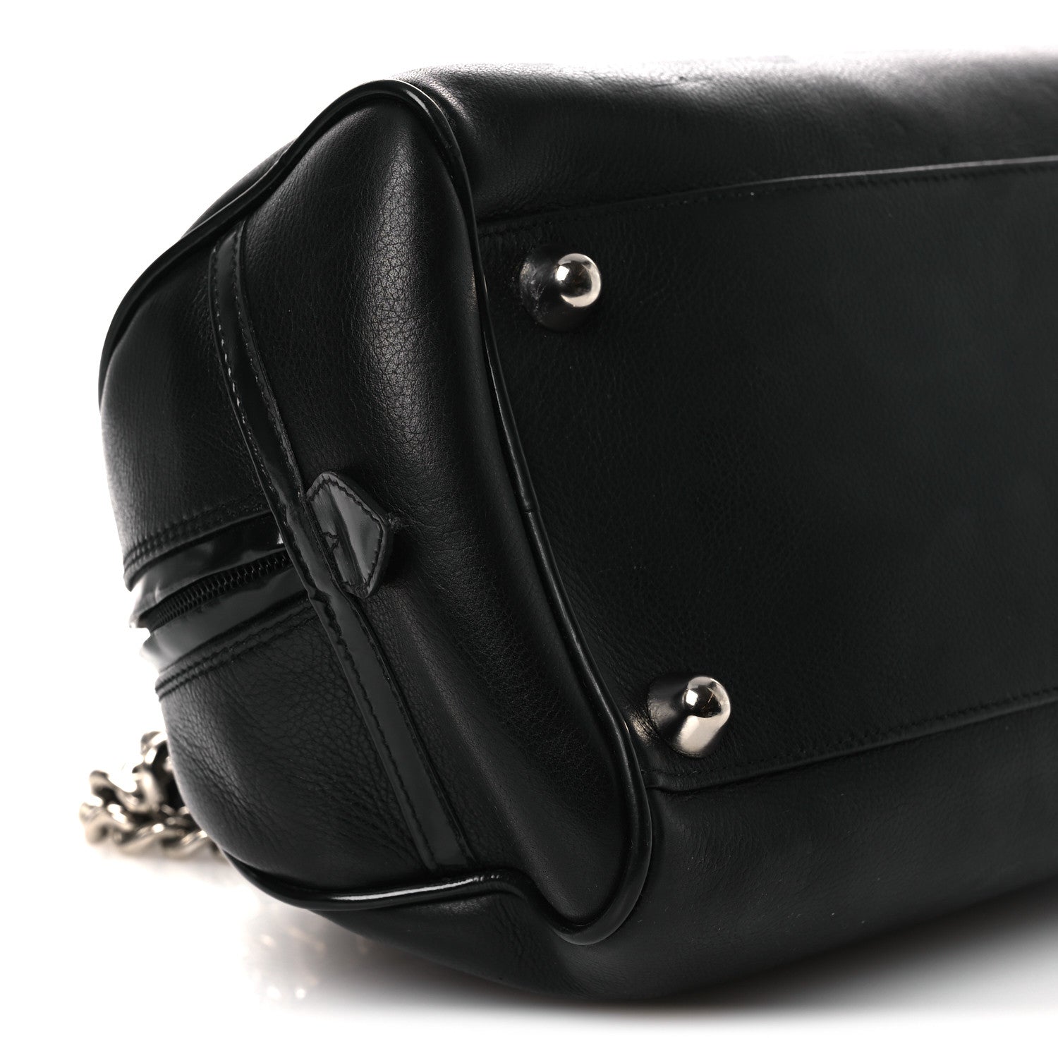 Calfskin Gambler Dice Bowler Black
