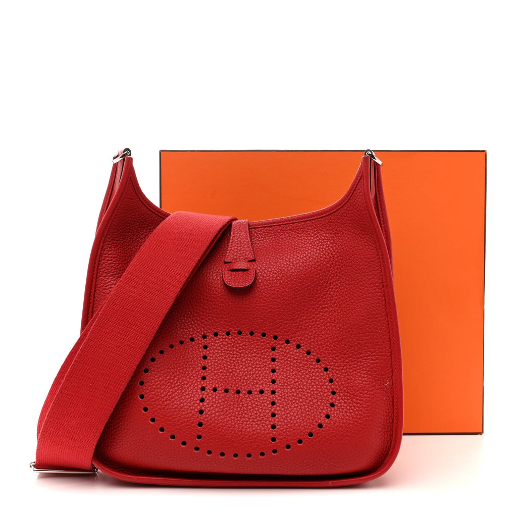 Taurillon Clemence EVELYNE III PM Rouge Casaque