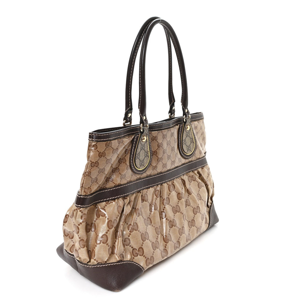 Crystal Monogram Mix Dark Brown