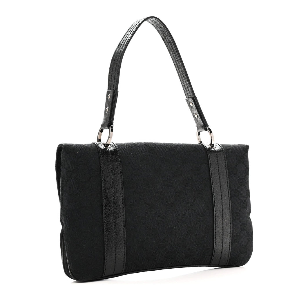 Monogram Satchel Black