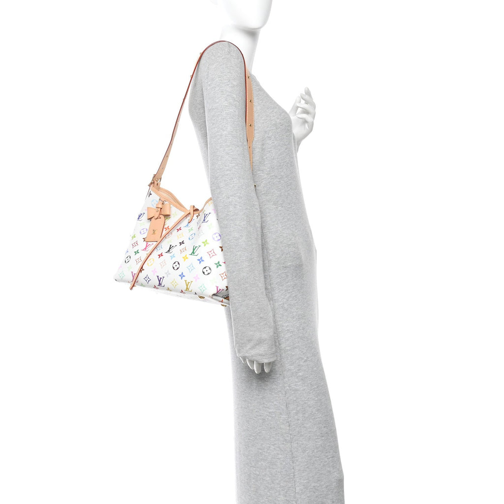 LV X TM Monogram Multicolor CarryAll PM White
