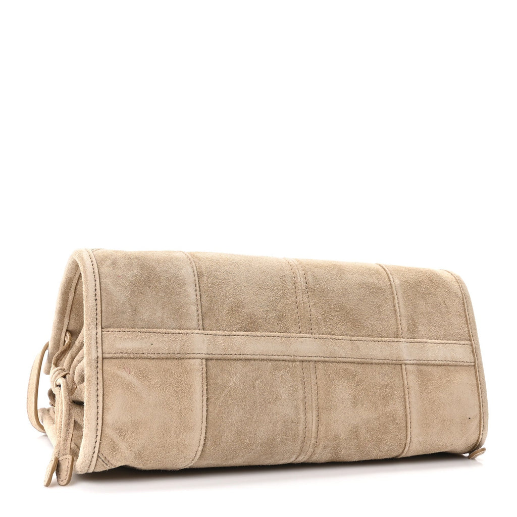 Scamosciato Triangle Small Bonnie Shoulder Bag Deserto