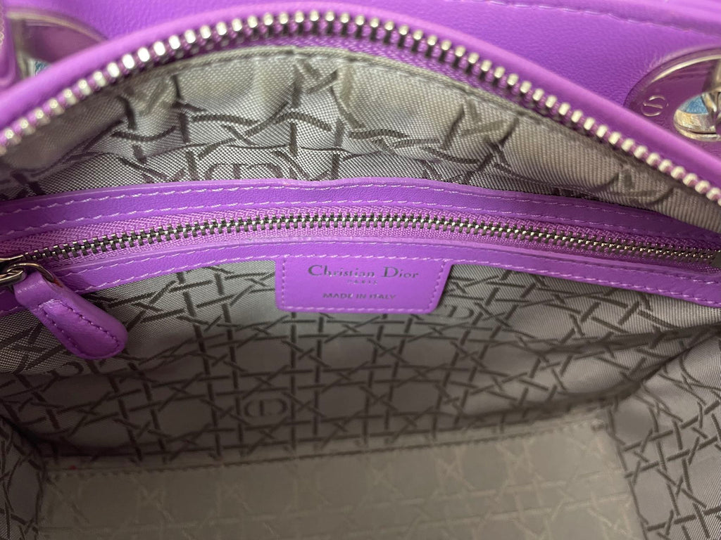 Dior Lady Medium Lamb Purple 2014